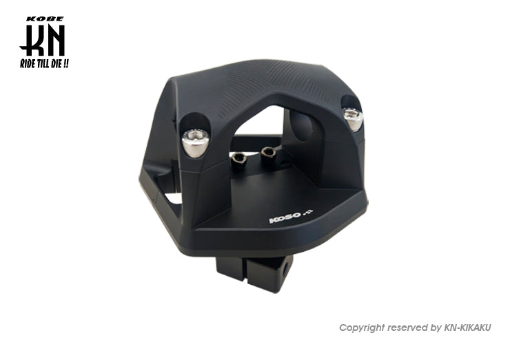 KOSO CNCハンドルポストタイプ2 【FORCE/マジェスティS/SMAX】マットブラック