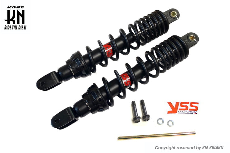 YSS DTGハイブリッドガスショック2【NMAX125/155】【ブラック/ブラック】335mm