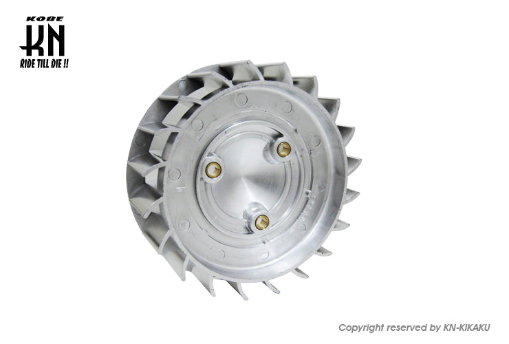 KN×KOSO 強化クーリングファン【メッキ】 for JOG