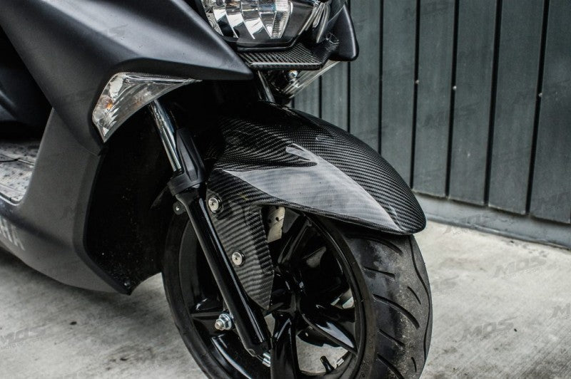 MOS カーボンフロントフェンダー【マジェスティS/SMAX/FORCE】タイプ2