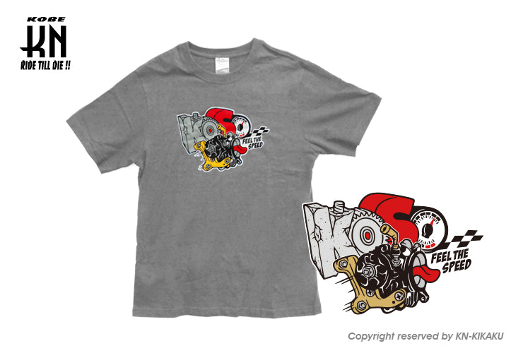 KOSO CRAZY THROTTLE BODY BOY Tシャツ【サイズL】グレー
