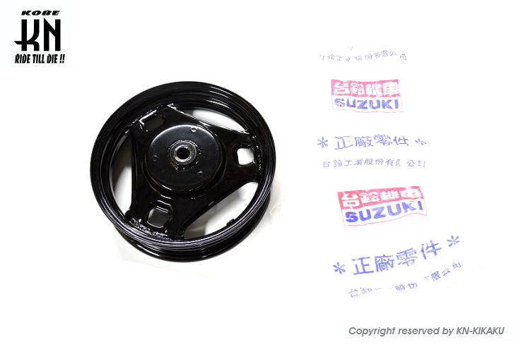 台湾SUZUKI純正 アドレスV100/アドレスV125 リアホイール【ブラック】
