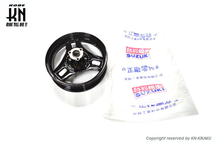 台湾SUZUKI純正 アドレスV100/アドレスV125 フロントホイール【ブラック】
