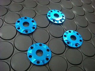 6mmボルト用 アルミワッシャ【ライトブルー】