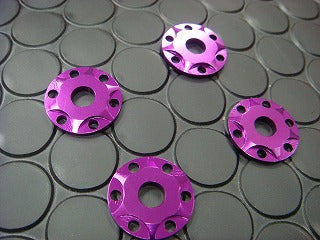 6mmボルト用 アルミワッシャ【パープル】