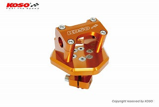 KOSO ハンドルポスト 【シグナスX SE44J/BWS125】 オレンジ