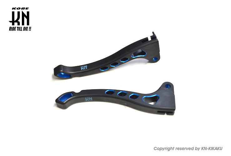 デュアルカラーレバータイプ3 【ジャイロX/TD01】マットブラック/ブルー