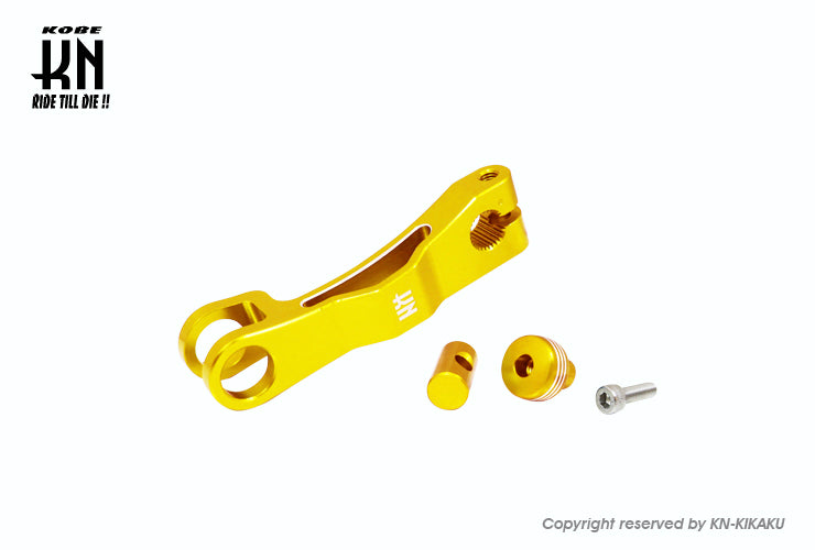 アルミブレーキカム ZOOMER 【フロント/ゴールド】