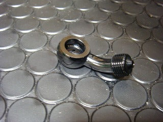 KN企画ブレーキメッシュホース専用 バンジョー45度 【ブラック】