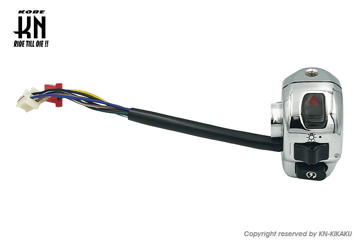 汎用スイッチキット YAMAHA系メッキ 右