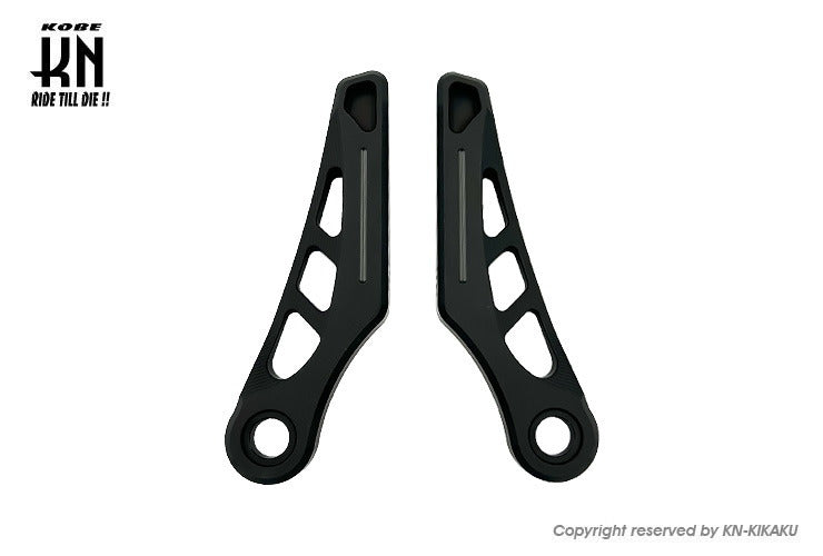 デュアルカラーアルミステップ2【シグナスX/マジェS】マットブラック/ブラック