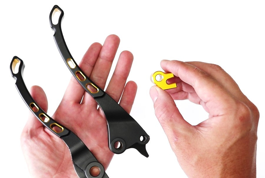 グリファス用のデュアルカラーブレーキレバー＆UBSキャンセラーのご紹介（取付手順も解説）