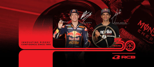 世界のレースシーンで認められるRCB、30周年記念アイテムのご紹介！