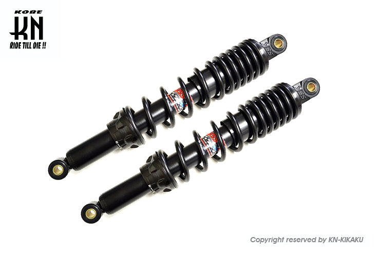 YSS リアショック【385mm】バネレート調整付き【DTGシリーズ】ブラック/ブラック【ハンターカブ/クロスカブ】