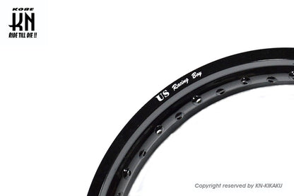 RCB アルミホイールリム【215-17】ブラック【36H】 オールドタイプロゴ