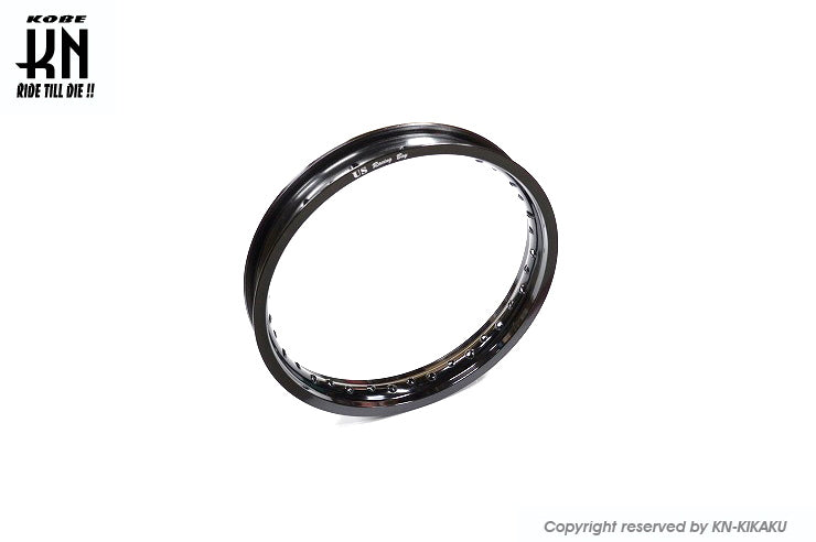 RCB アルミホイールリム【215-17】ブラック【36H】 オールドタイプロゴ