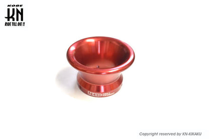 アルミビレットファンネル【汎用】レッド【取付内径46mm/高さ45mm】NHRC