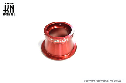 アルミビレットファンネル【汎用】レッド【取付内径46mm/高さ45mm】NHRC