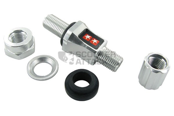 STAGE6 ショートストレートバルブ アルミ削出し【メッキ】