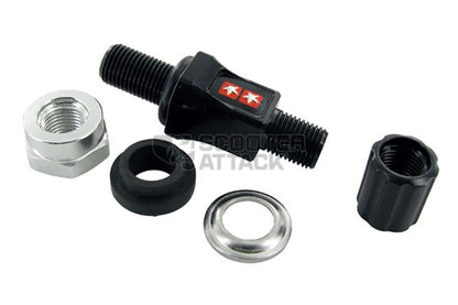 STAGE6 ショートストレートバルブ アルミ削出し【ブラック】