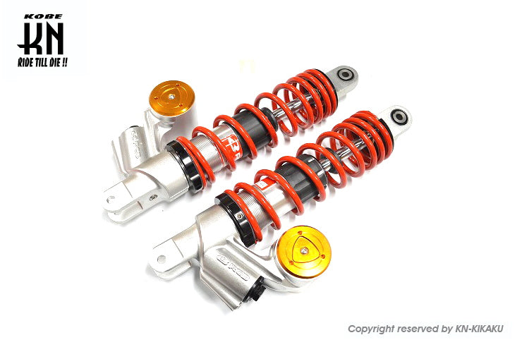 RCB 305mm 減衰調整リアショック【AEROX155,NVX155】SB-3【オレンジ/レッド】