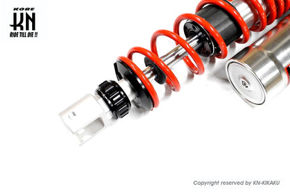 RCB 305mm 減衰調整リアショック【AEROX155,NVX155】SB-2【シルバー/レッド】