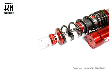 RCB 305mm 減衰調整リアショック【AEROX155,NVX155】SB-2【レッド/ブロンズ】