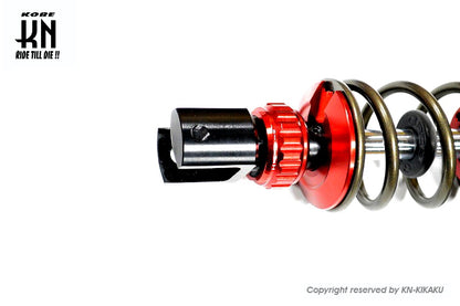 RCB 305mm リアショック減衰調整【AEROX155,NVX155】DB-5【レッド/ブロンズ】