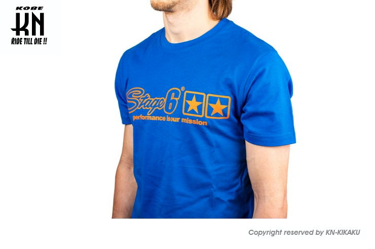 STAGE6 T-SHIRT【BLUE】Mサイズ