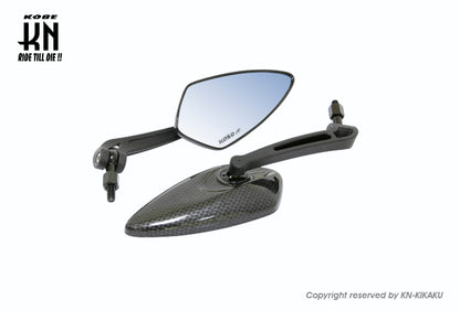 KOSOバックミラー ブレイドミラー　ネジ径 8/10mm【ブルーレンズ】