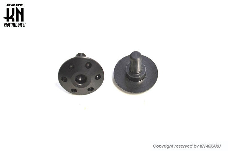 アルミフロントフェンダーボルト【シグナスX/1-5型,マジェS/SMAX/FORCE】マットブラック