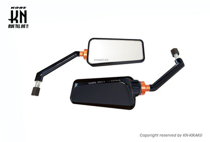 STAGE6 バックミラー【ツヤありブラック/クリアレンズ】