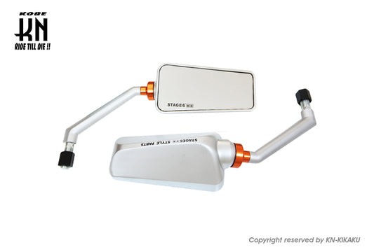 STAGE6 バックミラー 【シルバー/クリアレンズ】