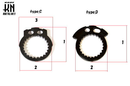 KOSO/KN【ダートバイク/スノーモービル】グリップヒーター【5段階調整】125mm/130mm