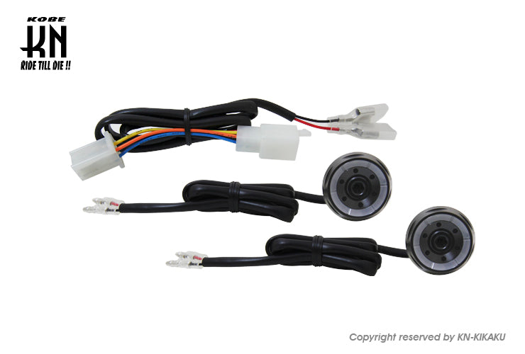 KOSO フレームライトキット【レッドライト/マットブラックボディー】BWS125