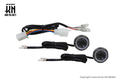 KOSO フレームライトキット【レッドライト/マットブラックボディー】BWS125