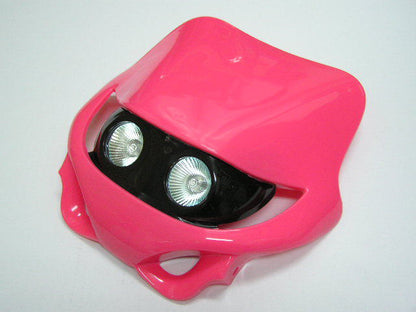 モトクロスカウル　横目2灯　ピンク
