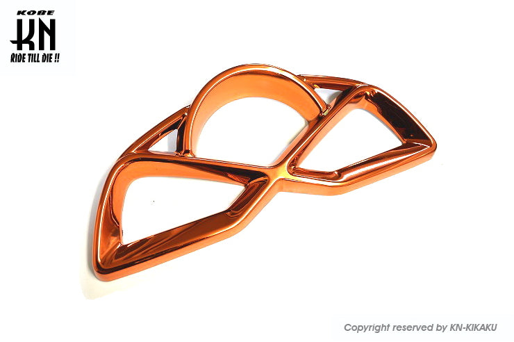 MOS メーターカバー 【S-MAX/マジェスティS】クロームオレンジ