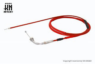 ビッグキャブ用 スロットルケーブル 【レッド】1750mm