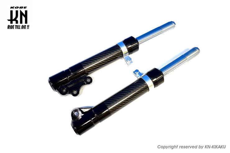 フロントフォーク 【ブラック/カーボン】 スーパーJOGZ/アプリオタイプ2系】