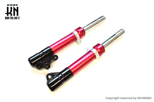 フロントフォーク 【ブラック/レッド】 スーパーJOGZ/アプリオタイプ2系】