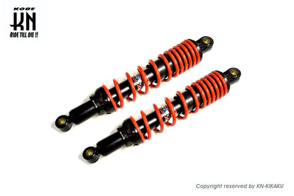 YSS リアショック【345mm】バネレート調整付き【DTGシリーズ】ブラック/レッド【ハンターカブ/クロスカブ】