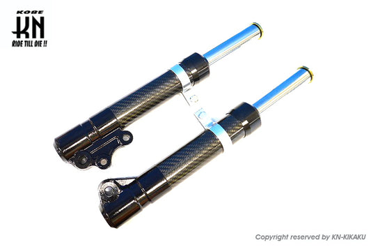 フロントフォーク【リモコンJOGZ2 /ZR(03年以降)】ブラック/カーボン STDサイズ