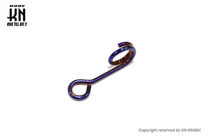 汎用ホース/ワイヤーホルダー【チタンルック】小