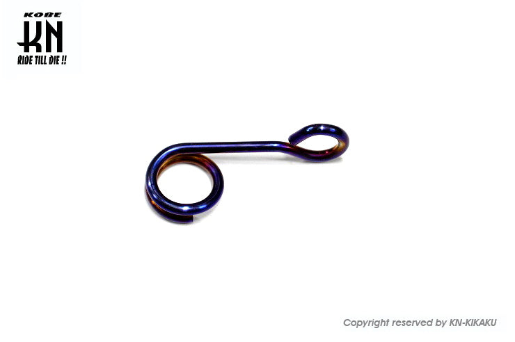 汎用ホース/ワイヤーホルダー【チタンルック】小