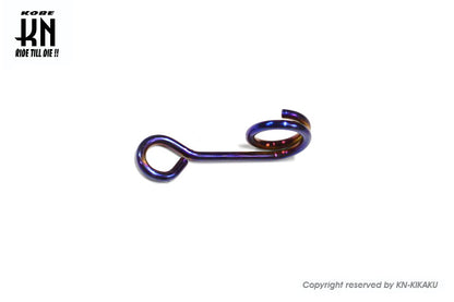 汎用ホース/ワイヤーホルダー【チタンルック】小