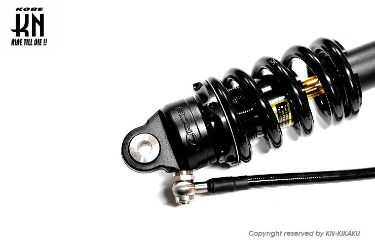 RCB 280mm リアショック減衰調整【GSX-R/S125/150】DB-2 Line【プレミアムブラック】モノサス