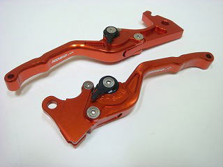 KOSO 調整式ブレーキレバー 【オレンジ/シグナスX】