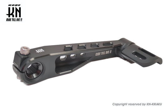 KNデュアルカラーキックペダルTYPE2【ホンダ系】マットブラック/ブラック
