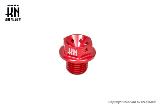 アルミCNCミッションオイルキャップ【ヤマハ車両系】レッド